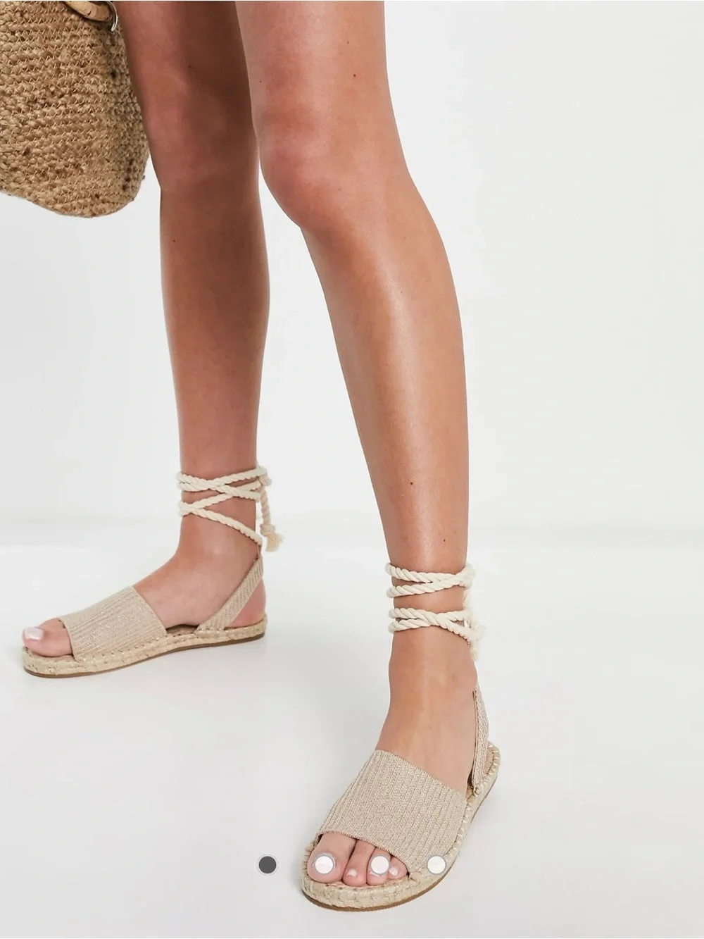 ASOS Rope Tie Espadrilles Sandals